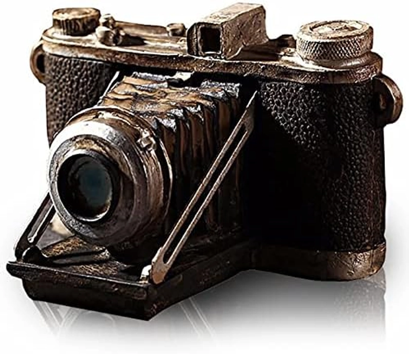 Vintage Old Fashion Resin Camera European Style Ornament for Home Bar Decoration