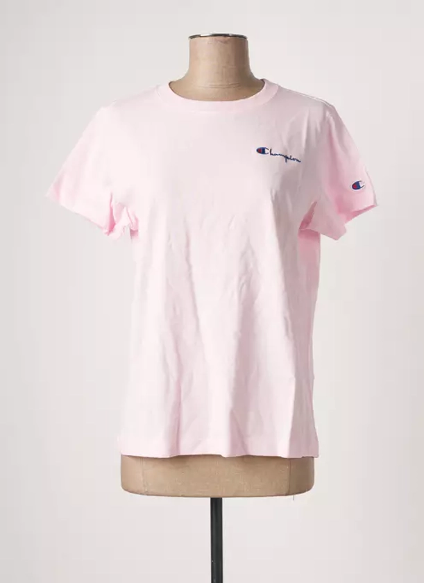Champion Tshirts Femme de couleur rose 2191762-rose00 - Modz