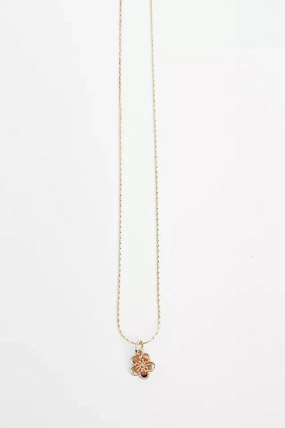 Blo_oberry Gold Charm Necklace