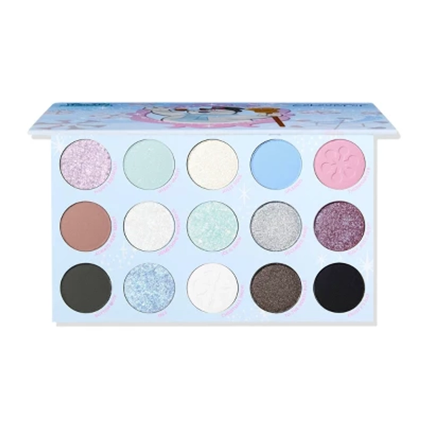 ColourPop Frosty 15 Pan Eyeshadow Palette - Frosty the Snowman - 0.37oz