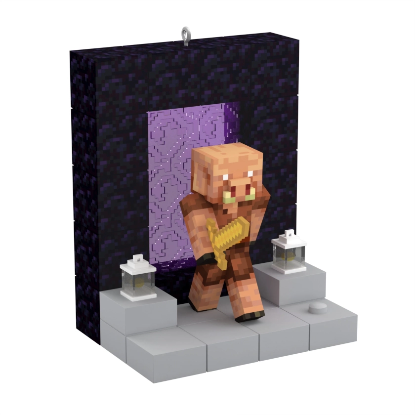 ARTIST SIGNED Hallmark 2024 Keepsake Minecraft Nether Portal Christmas Ornament - Walmart.com