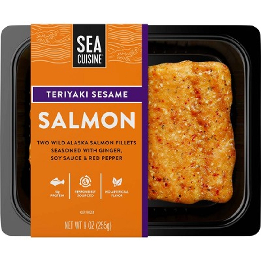 Sea Cuisine Teriyaki Sesame Salmon - Frozen - 9oz