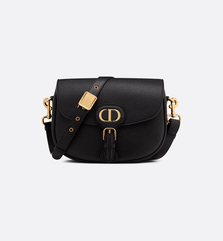 Sac Dior Bobby Medium Cuir de veau grainé noir | DIOR