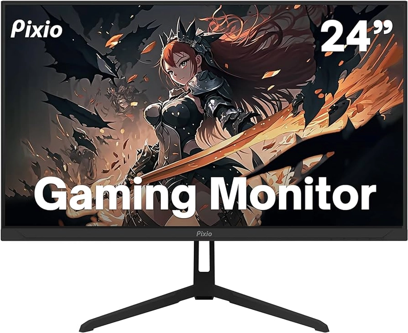 Pixio PX248 Wave 24" Fast IPS FHD 1920 x 1080 200Hz Refresh Rate 1ms GTG Response Time Adaptive Sync Gaming Monitor