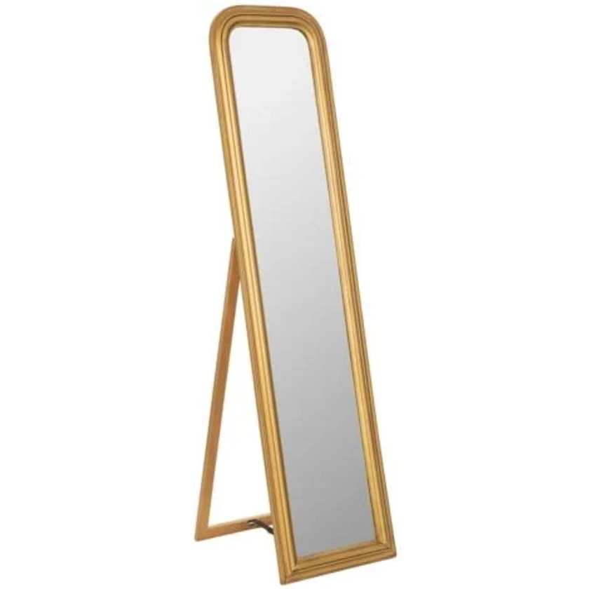 Miroir sur pied Adèle doré H160cm - Atmosphera créateur d'intérieur