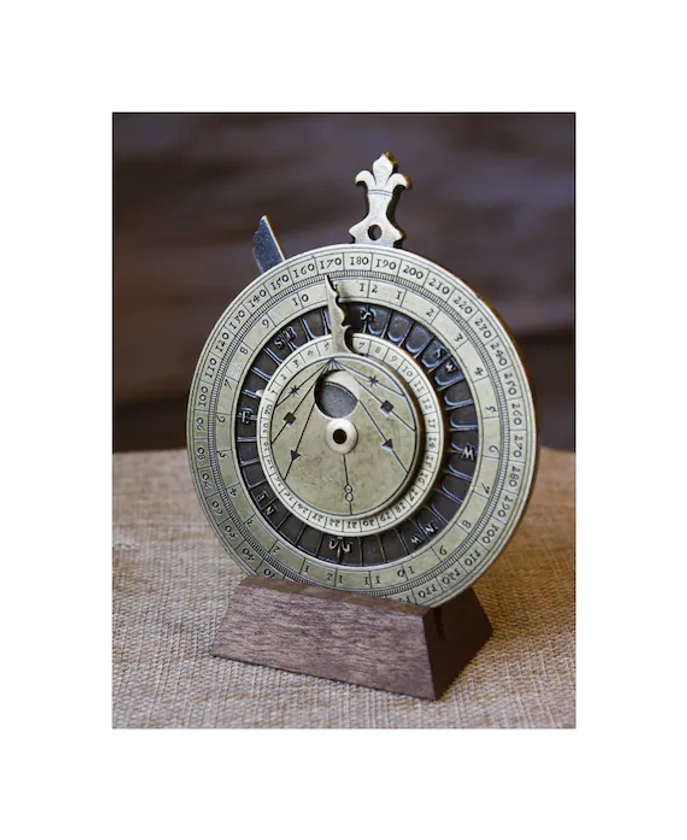 Nocturnal, Astrolabe, Astronomy Lover, Abacus, Navigation Instrument, Naval, Marine Art, Nautical Device