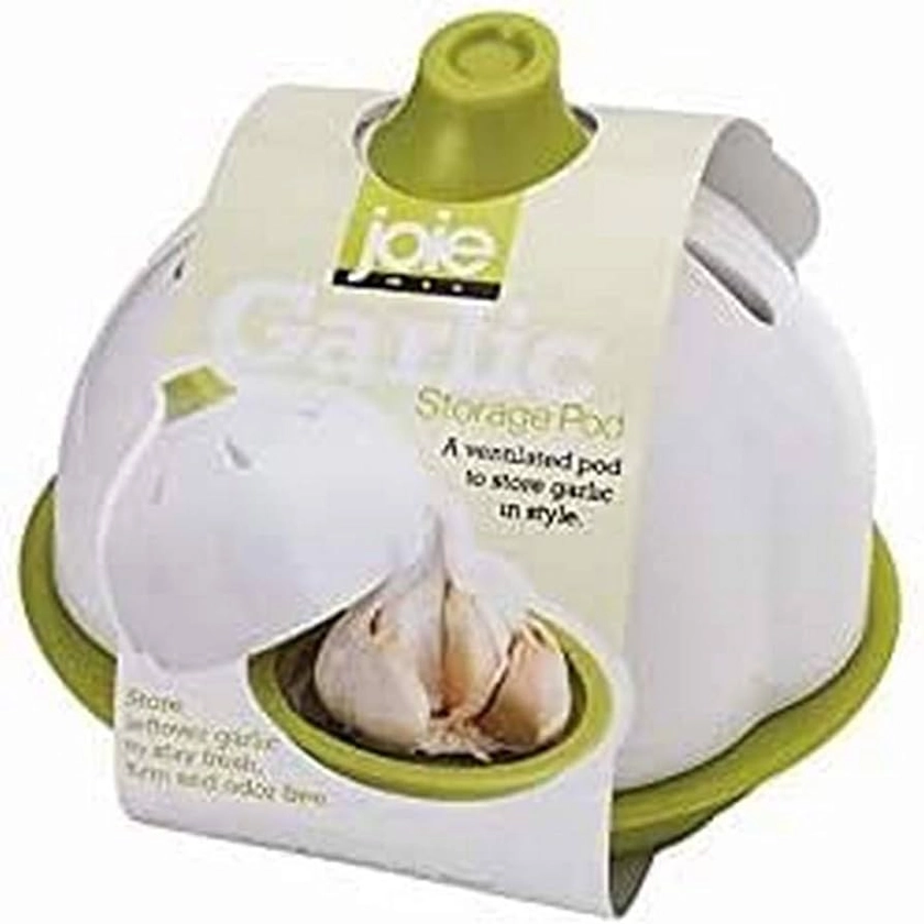 Amazon.com: Joie Garlic Storage pod, White and Green, 9 x 9 x 7 cm : Home & Kitchen