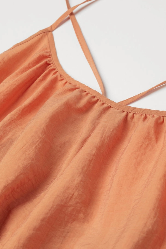 A-linjeklänning I Lyocellmix Orange - H&M - 90 kr | Afound