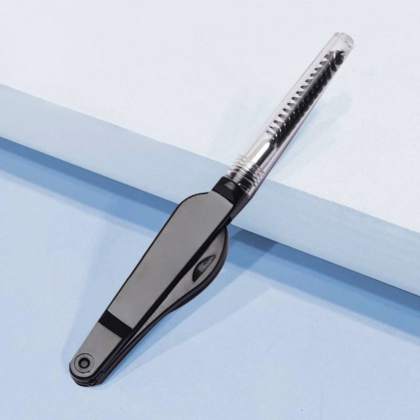 1pcs Peigne À Cils Pliable Brosse À Sourcils Premium 2 En 1 - Temu France