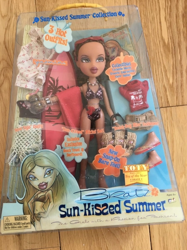 Bratz Sun Kissed Summer Yasmin collection Doll HTF New