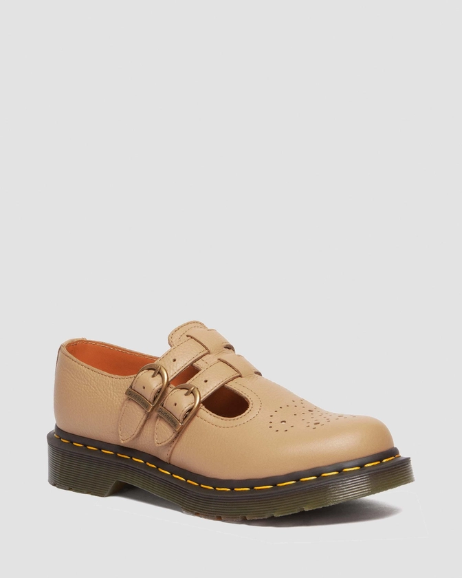 8065 Mary Jane Virginia Leather Shoes in Savannah Tan | Dr. Martens