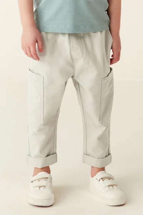 Buy Neutral Side Pocket Pull-On Trousers (3mths-7yrs) from the Next UK online shop