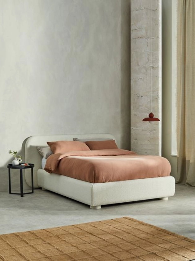 Buy Hanson Ottoman Storage Bed in White from the Made online shop