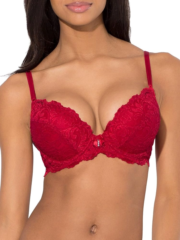 Smart & Sexy Women's Maximum Cleavage Underwire Push Up Bra