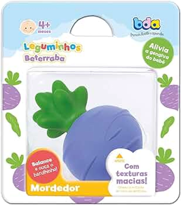 Toyster Leguminhos - Beterraba - Mordedor - Brinquedos | Amazon.com.br