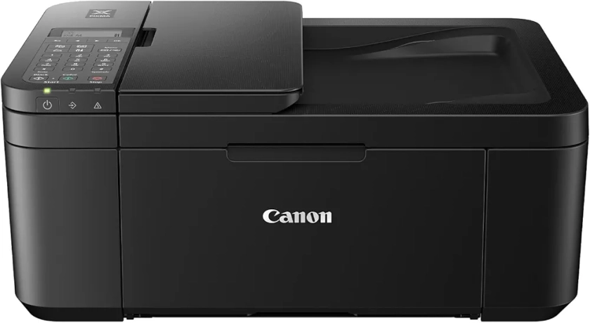 Canon PIXMA TR4750i - Imprimante Couleur 4-en-1 - Impression, Numérisation, Copie, Télécopie - Imprimante Wifi Recto-Verso, CAD 20 Feuilles, Imprimante Photo, Compatible avec le PIXMA Print Plan, Noir