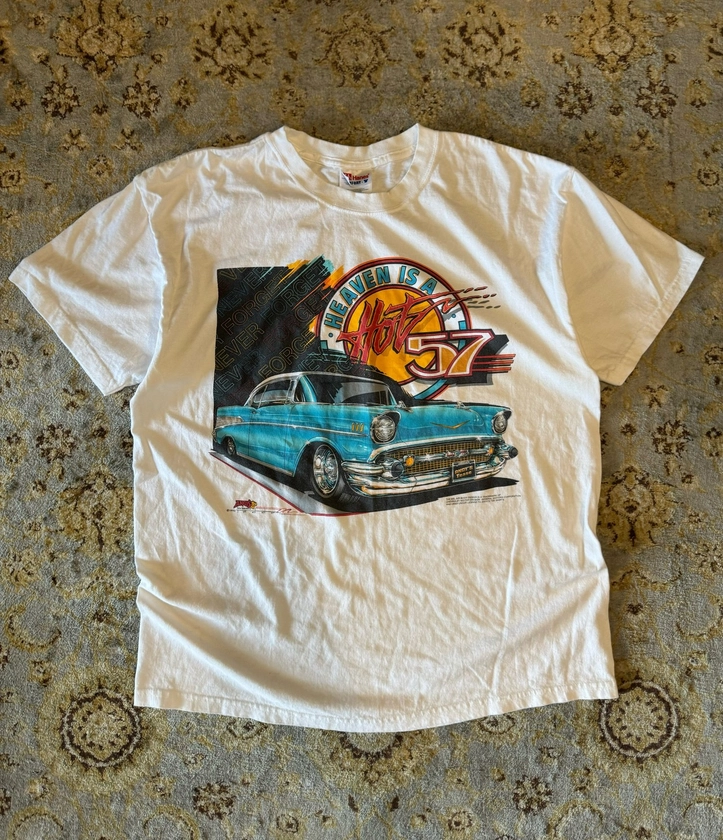 (L) Vintage 90s Hot Rod Tee — Vintage Values