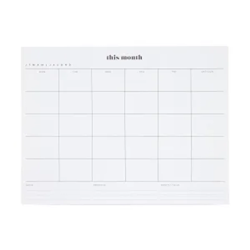 Month Desk Pad