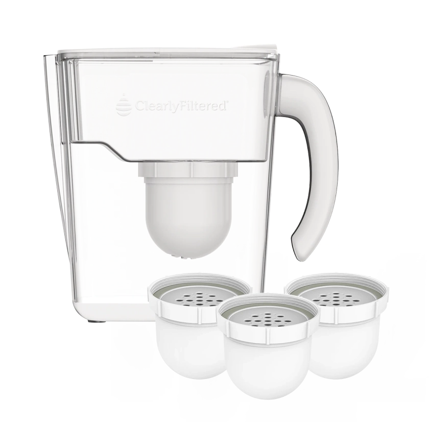 Water Pitcher & Filter 3 Pack | Clearly Filtered Water Pitcher