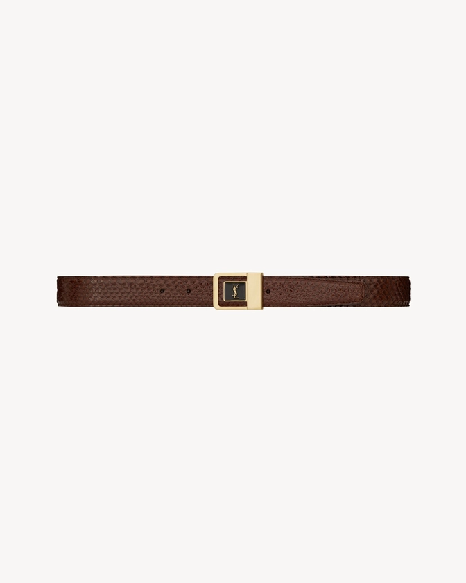 CEINTURE LA 66 EN PYTHON | Saint Laurent | YSL.com