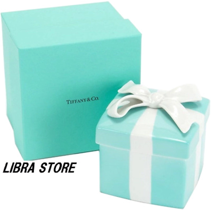 TIFFANY & CO Mini Blue Bow Trinket Gift Box Porcelain EX delivery from Japan | eBay