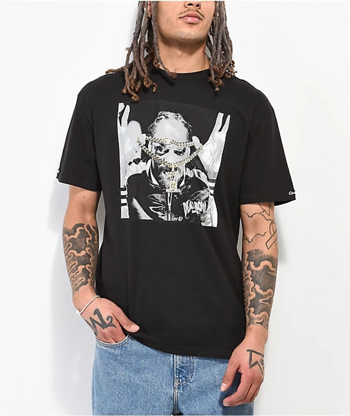 Death Row Chain Snoop Black T-Shirt