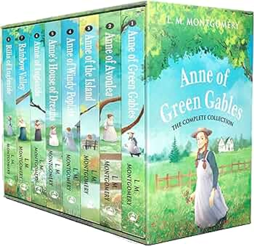 Anne of Green Gables The Complete Collection 8 Books Box Set by L. M. Montgomery