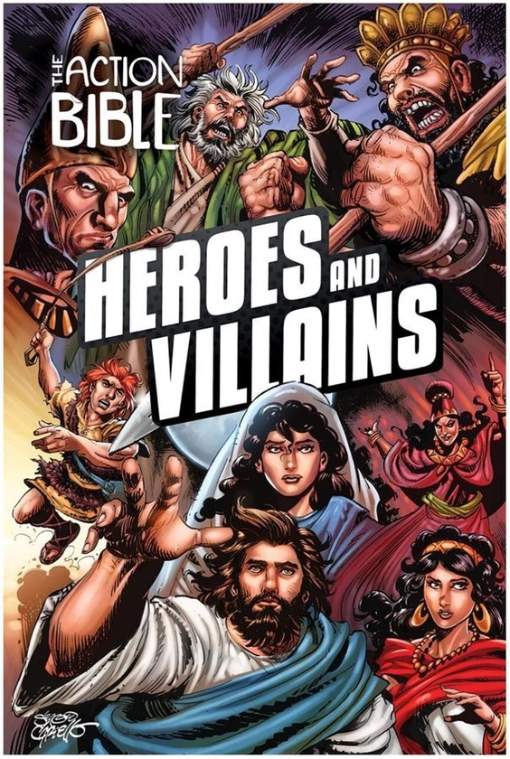 THE ACTION BIBLE: HEROES & VILLIANS