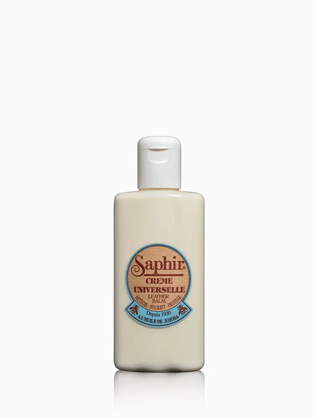 Crème universelle incolore Saphir - Lait nourrissant pour cuir