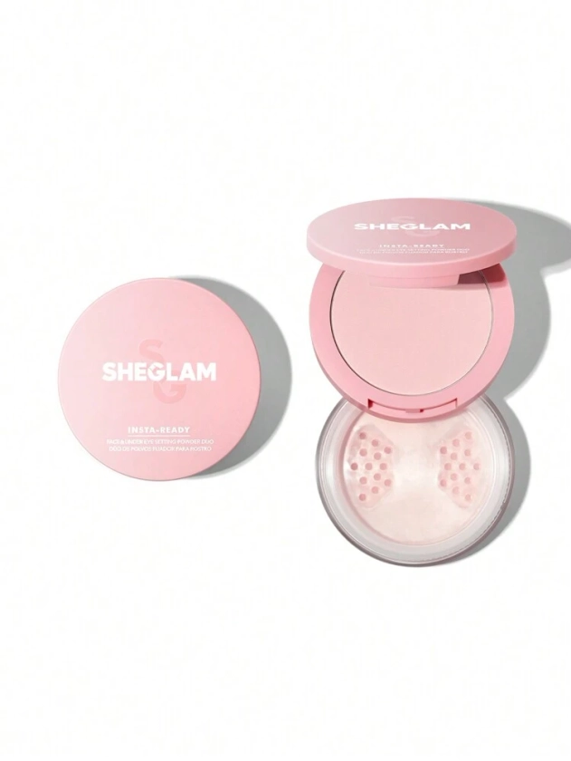 Insta-Ready Face & Under Eye Setting Powder Duo-Bubblegum | SHEGLAM