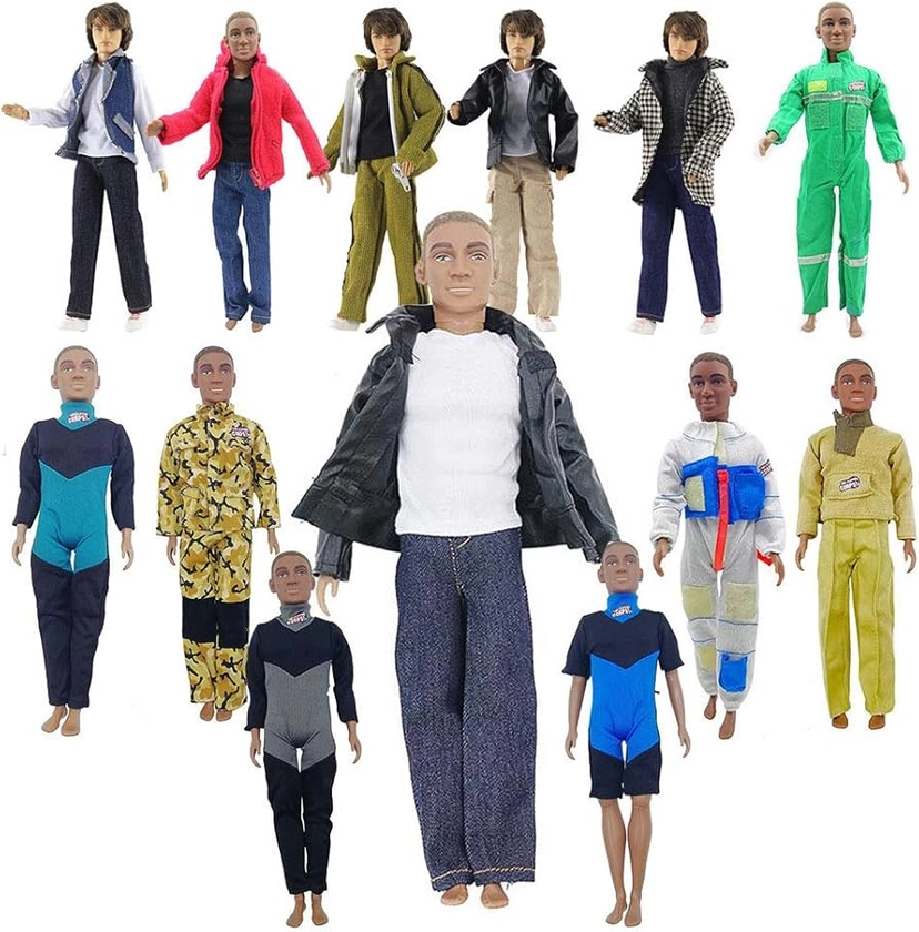 Kingsley-5 Sets Casual Clothes for Boyfriend 32cm Ken Doll Accessories (Random Style) : Amazon.co.uk: Outlet