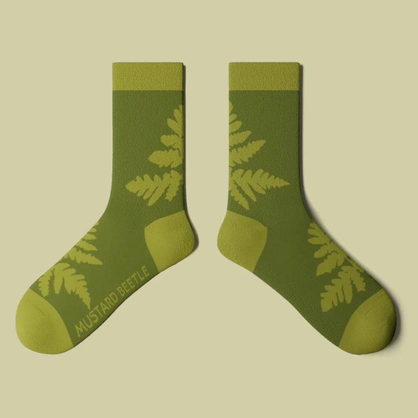 Crew Socks: Fern