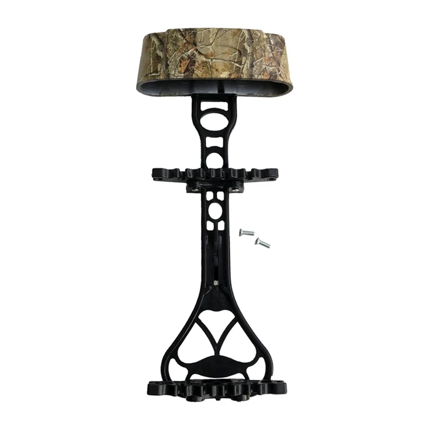 Archery Head Quiver Arrows Quiver for 6 Arrows for Compound Bow Accessories(Black+Camouflage)