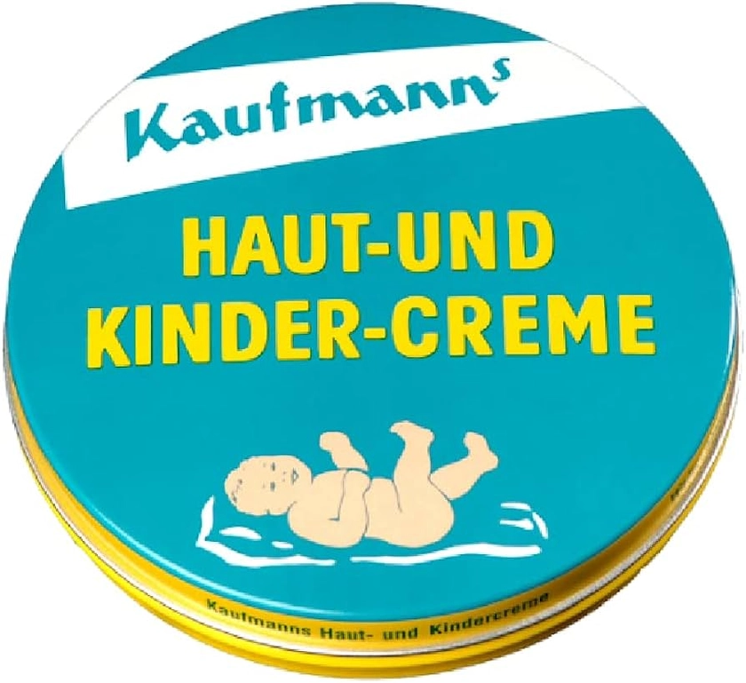 Kaufmann’s Skin- and Children's Cream, Optimal Care Cream for Sensitive and Delicate Skin, Protects the Skin from Irritation and Pain, All-Day Cream, Suitable for All Skin Types, 1 x 75 ml