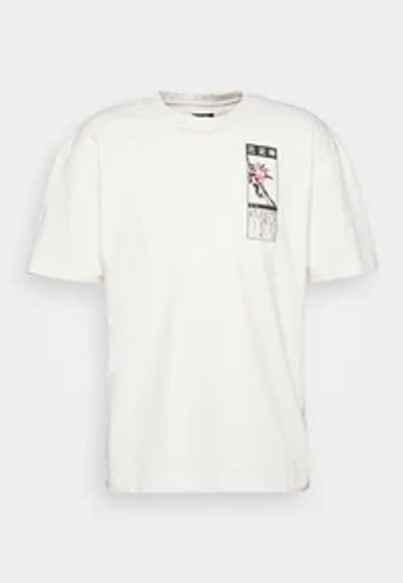 Edwin HANADOROBO CHEST UNISEX - T-shirt imprimé - whisper white/blanc - ZALANDO.FR