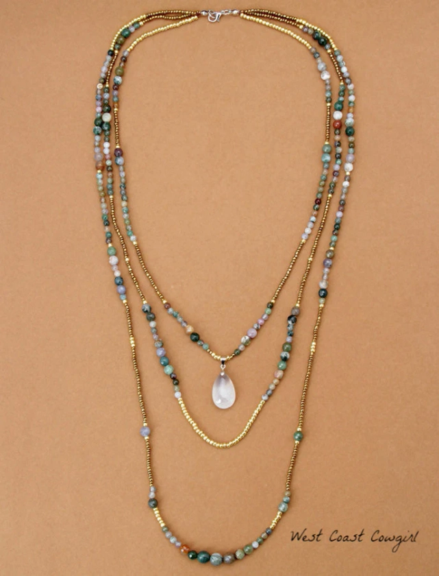 Angelina Multi-Layer Necklace - West Coast Cowgirl