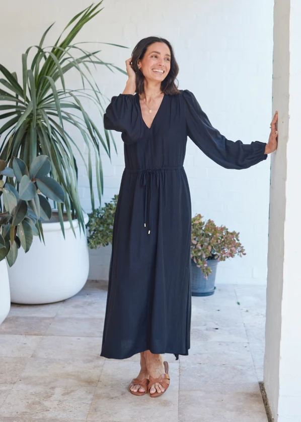 WINONA MAXI DRESS - BLACK