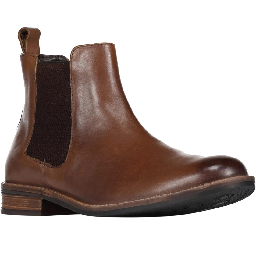 Men's Retro Mod Leather Chelsea Boots (Brown)