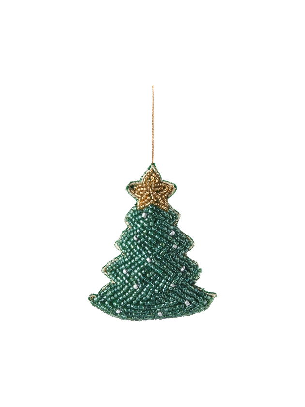 Tree beaded ornament