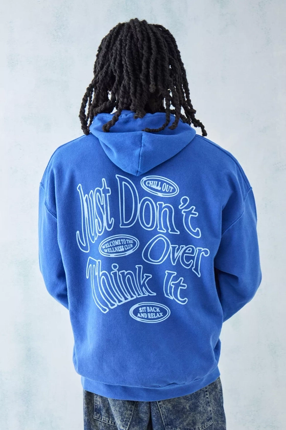 UO Navy Just Don't Over Think It Hoodie