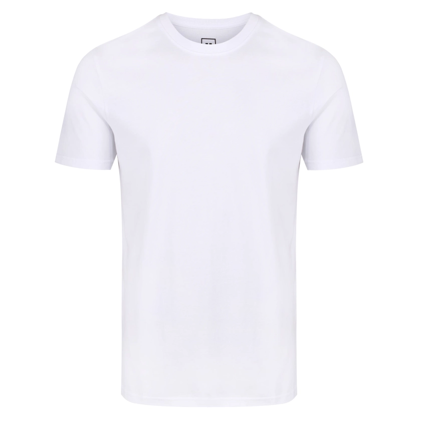 BLANK SLIM FIT TEE WHITE