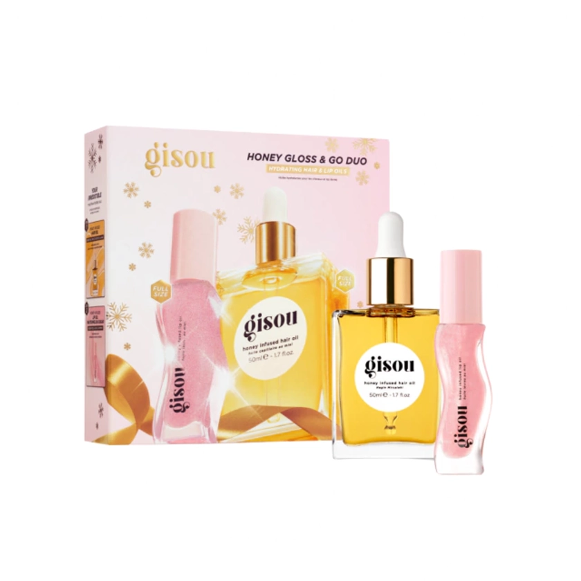 Lip Gloss & Honey Hair Oil Gisou