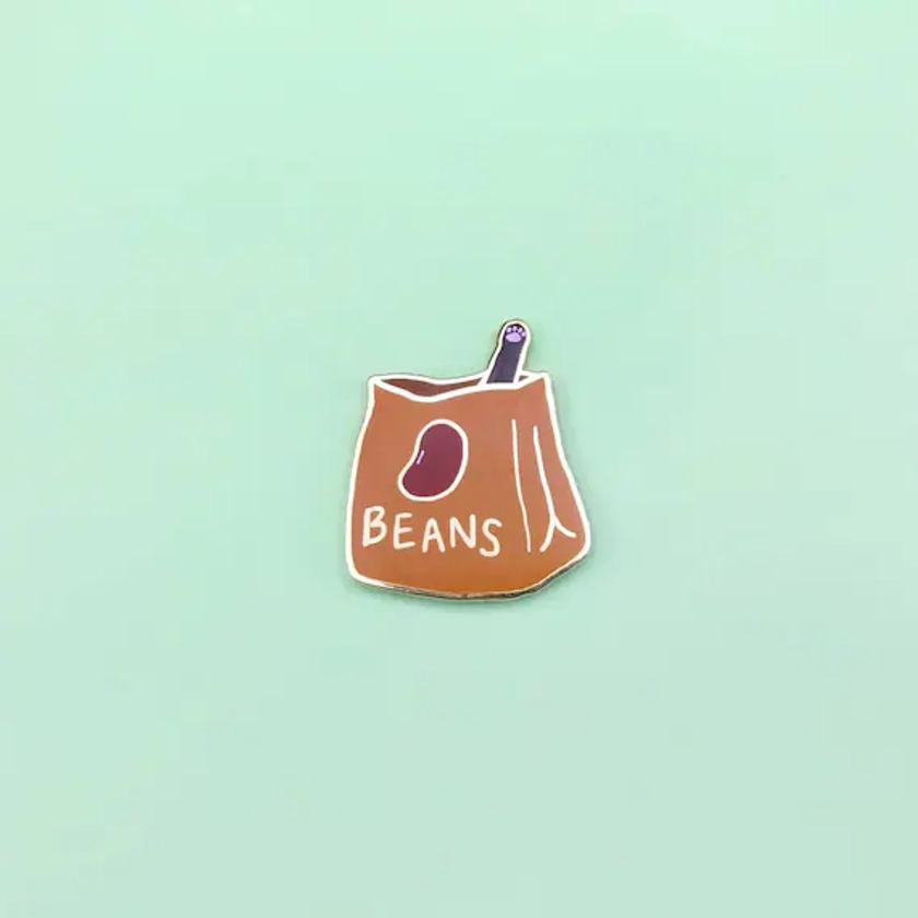 Sack of Toe Beans Enamel Pin