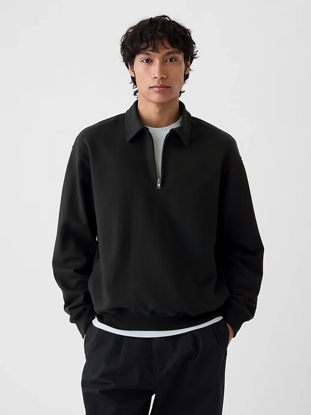 Heavyweight Half-Zip Pullover | Gap