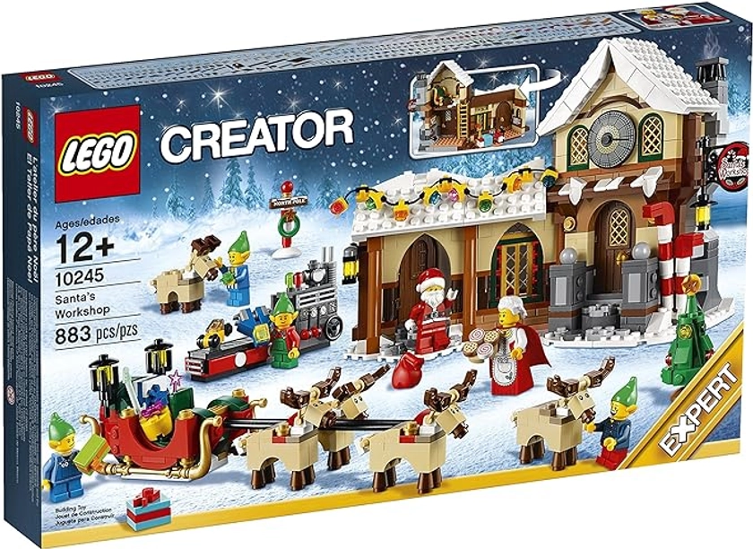 Amazon.com: LEGO Creator Expert Santa's Workshop : Toys & Games
