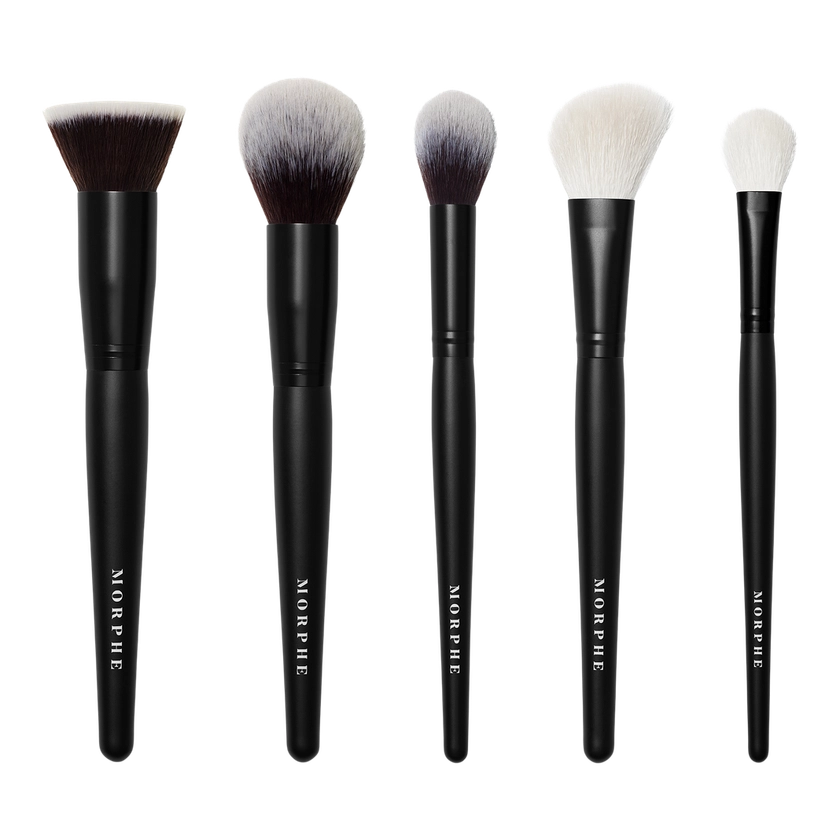 Face The Beat 5 Piece Face Brush Collection + Bag