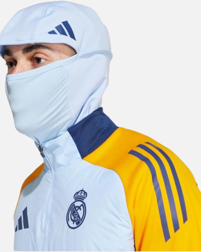 Veste Real Madrid cagoule intégrée 2024/2025 - Bleu/Orange