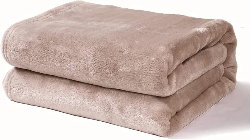 Buy BSB HOME Polyester Premium Plush Single Blanket|300 GSM Lightweight Cozy Soft for Bed, Sofa, Couch, Travel&Camping|150X220 Cm Or 60X86 Inches|Beige,200 TC Online at Low Prices in India - Amazon.in