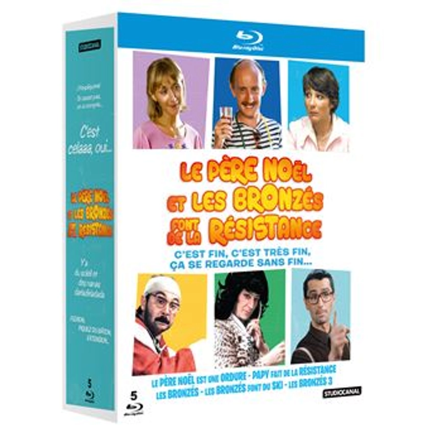 Coffret Le Père Noël et les Bronzés font de la résistance Blu-ray