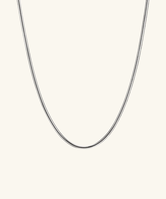 Sterling Silver Boa Chain Necklace - Jewelry | Mejuri